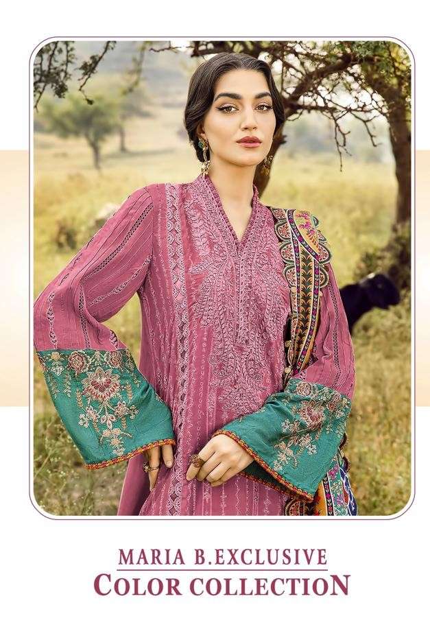 maria b exclusive colour collection by shree fabs new best embroidered party wear salwar kameez  online surat