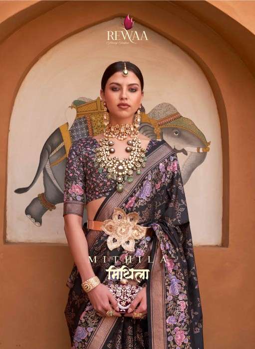 mithila by rewaa best designer parry wear saree buy online surat