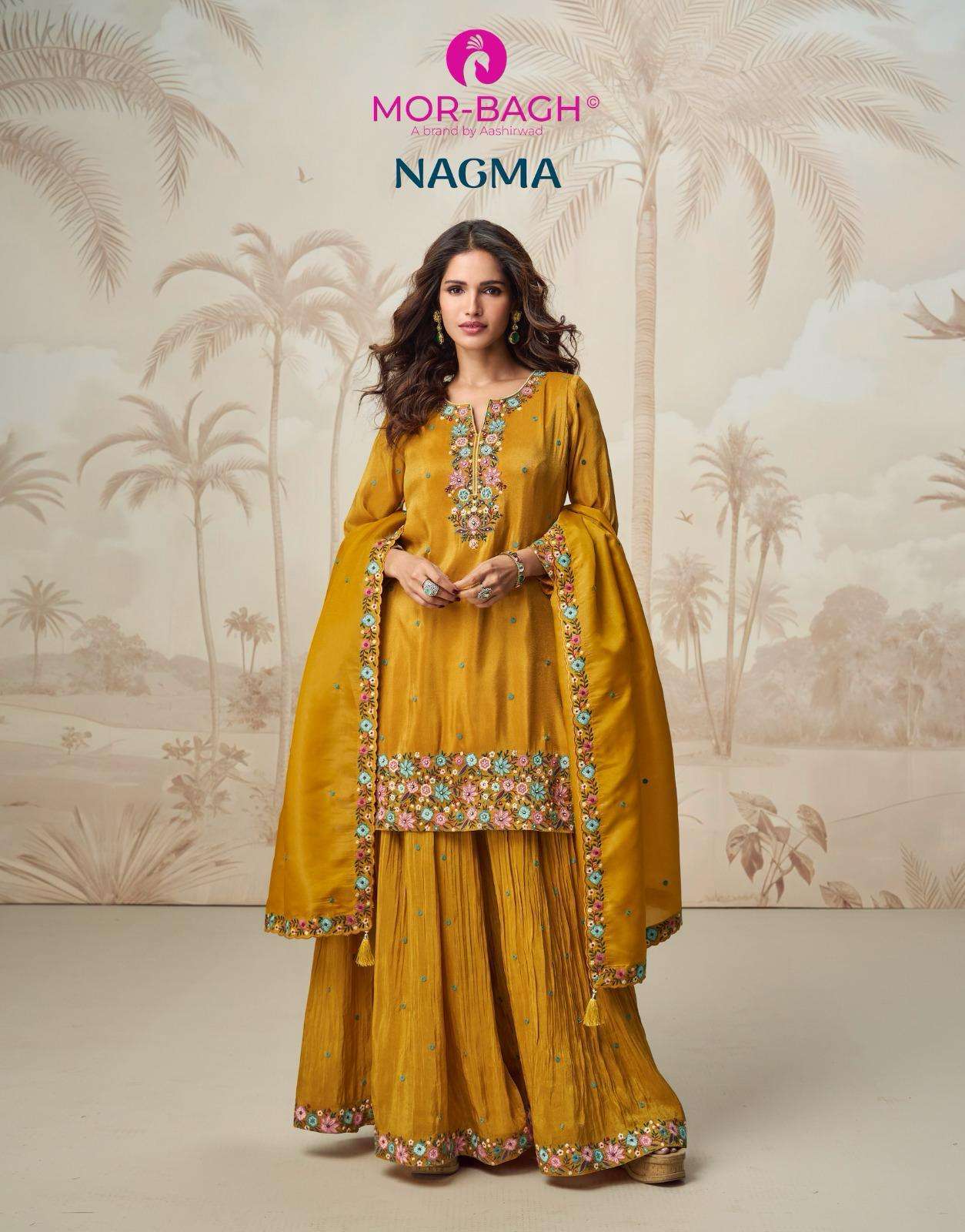 nagma by aashirwad creation latest designer festival wear free size stitched collection online best price surat