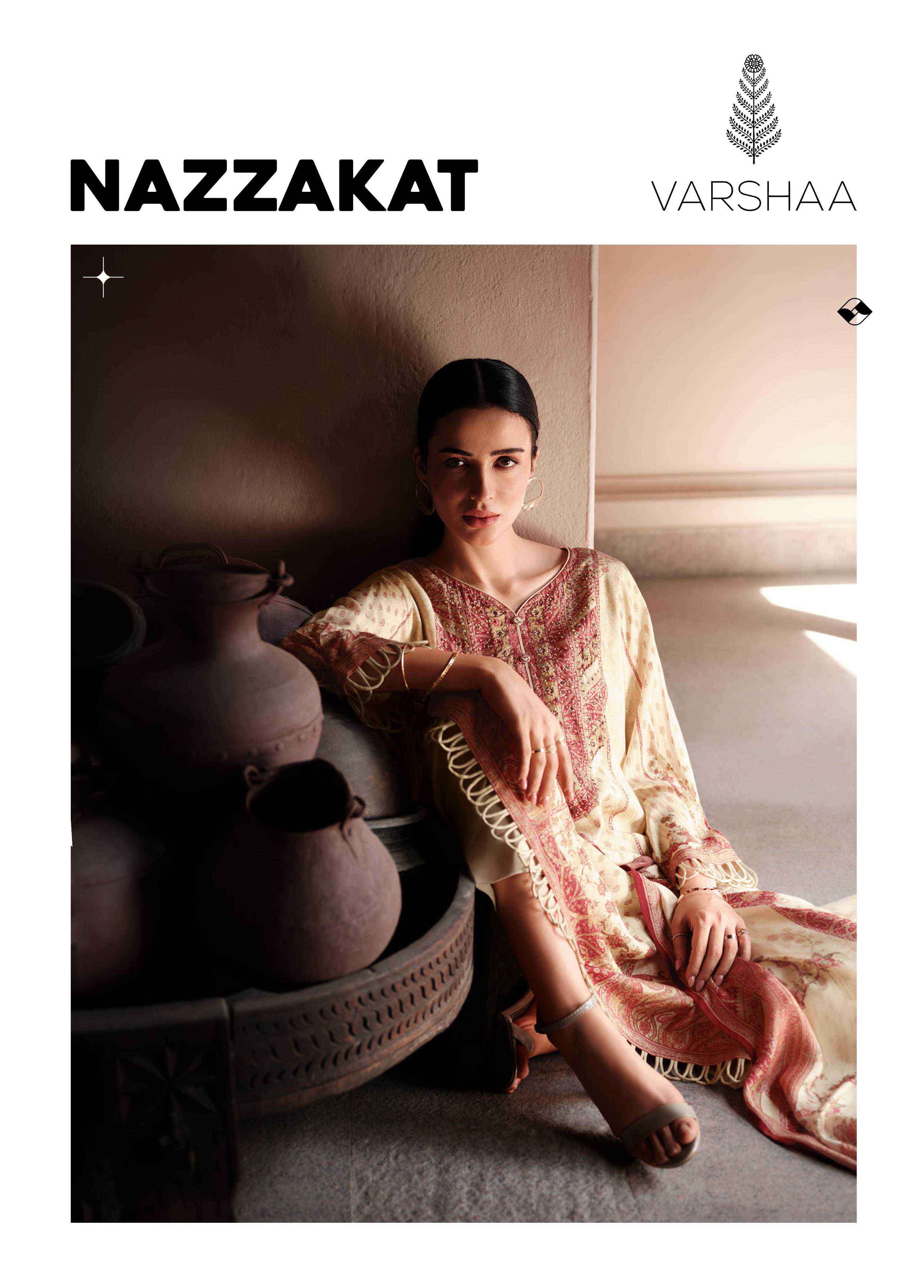 nazzakat by varshaa viscose muslin latest designer casual wear salwar kameez online surat