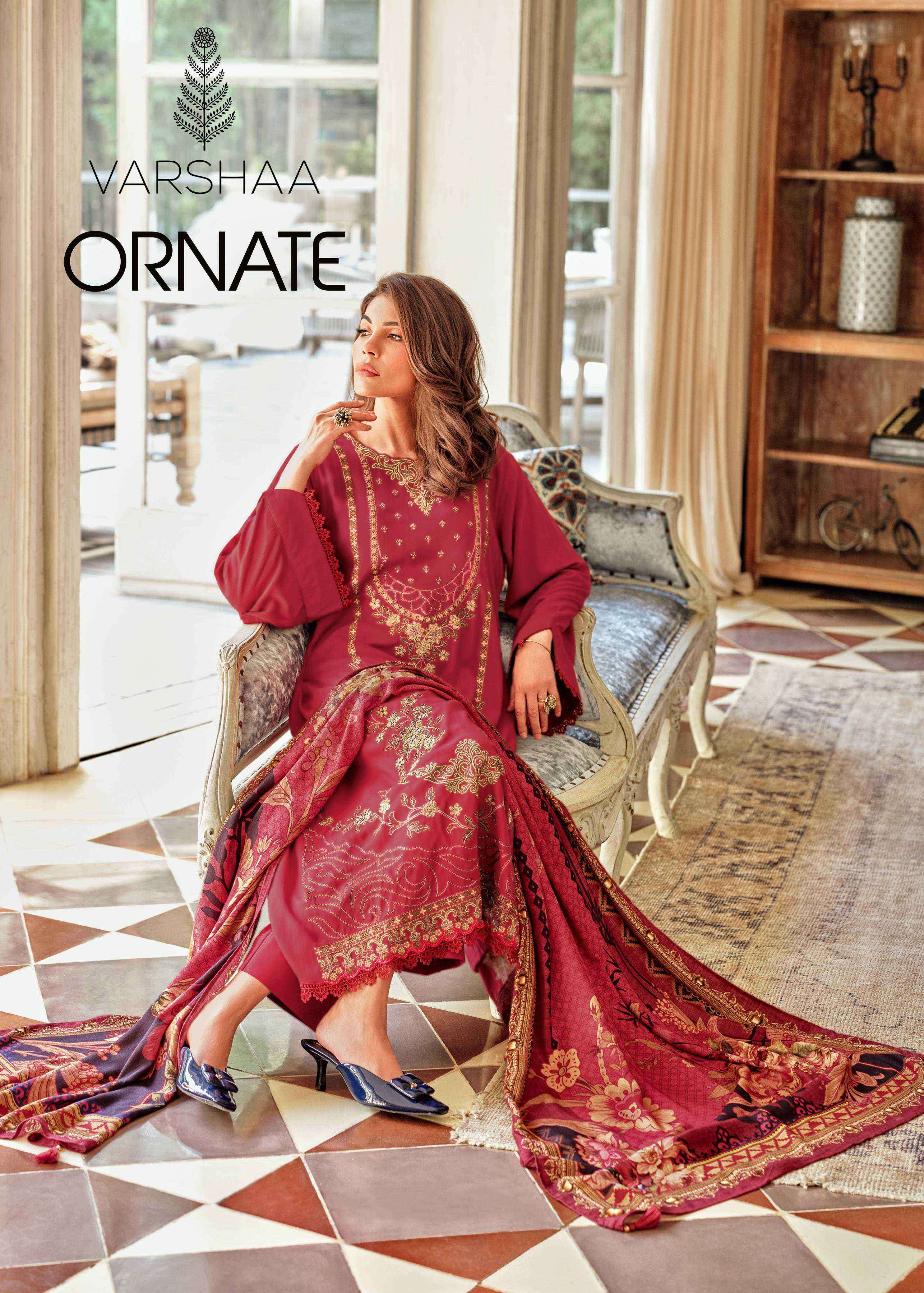 ornate by varshaa exclusive latest designer ready to wear unstitched party wear salwar kameez online surat
