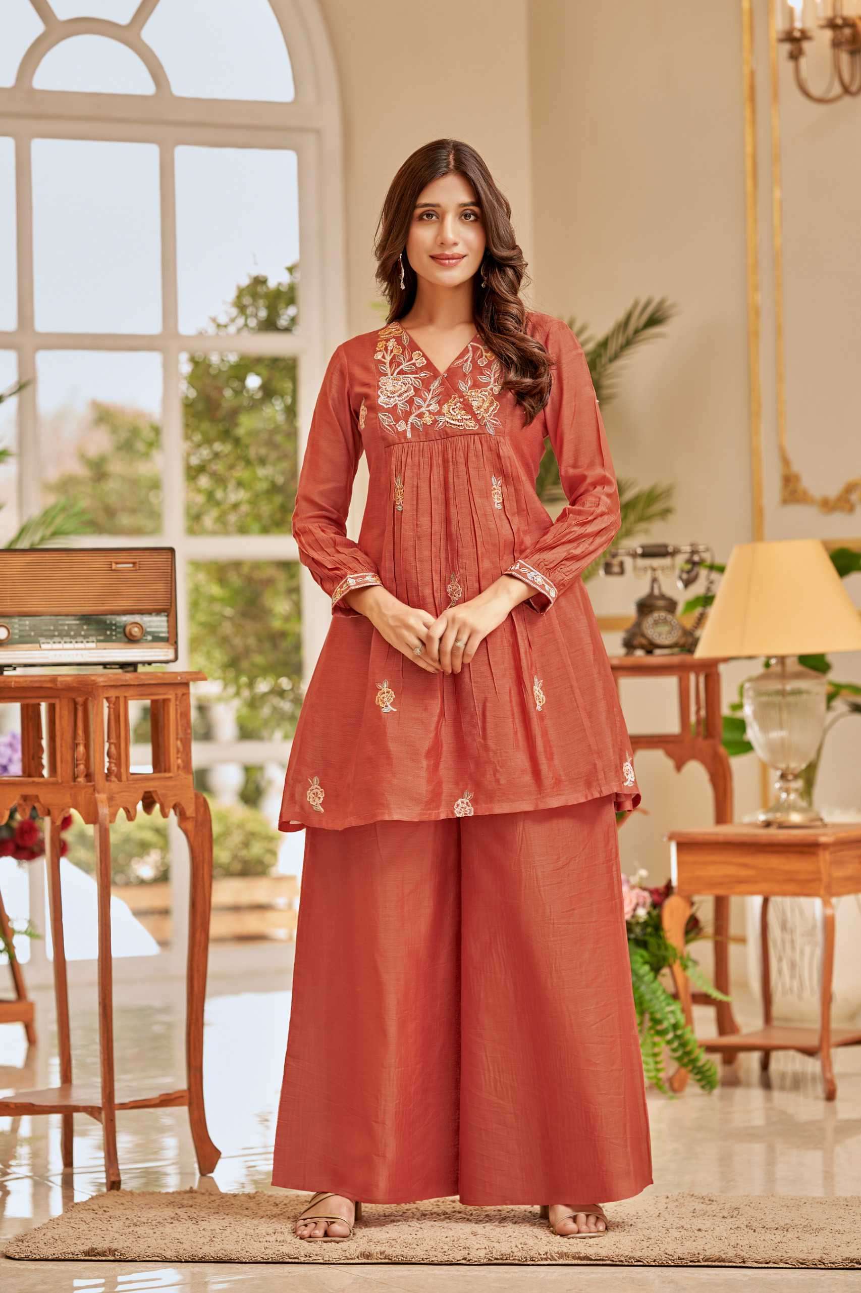 pratham fashion stylish summer casual wear readymade cord set collection online surat