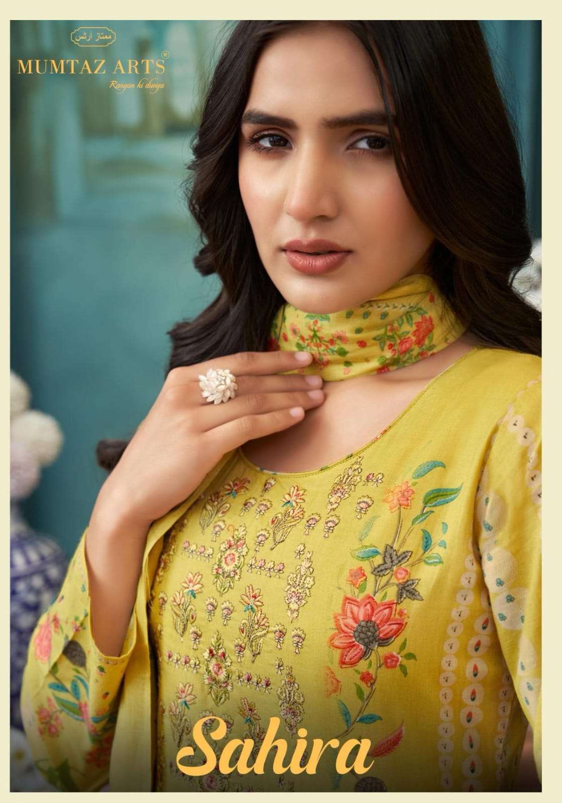 sahira by mumtaz arts 1401-1406 series exclusive designer embroidered casual wear salwar kameez online surat