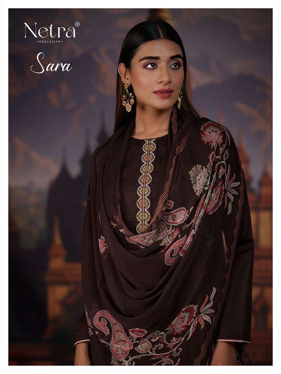 sara by netra colors exclusive designer cotton unstitched salwar kameez online surat