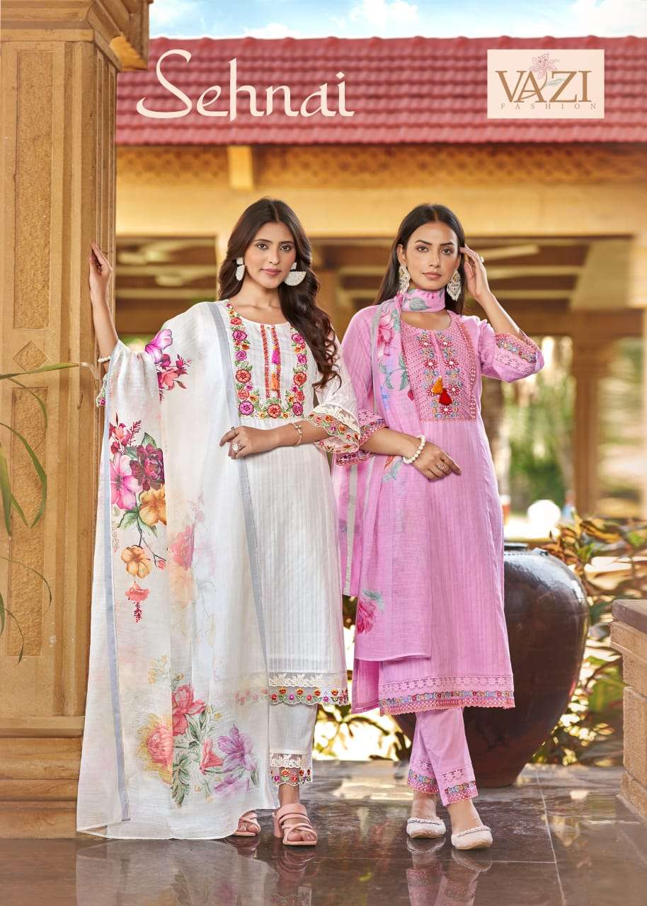 sehnai by vazi fashion 1001-1004 series latest designer readymade salwar kameez for casual wear buy online surat