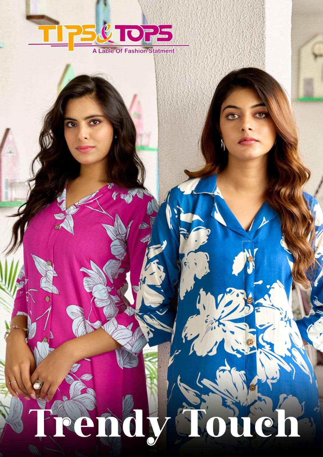 trendy touch by tips&tops 1001-1006 series summer daily wear readymade cord set buy online surat