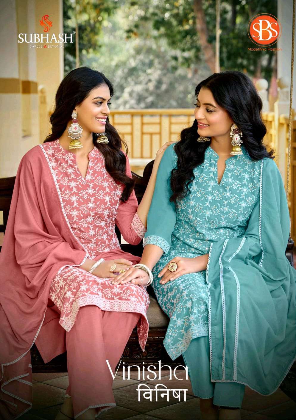 vinisha by subhash 6225-6228 series casual wear chinon unstitch salwar suit manufacturer surat