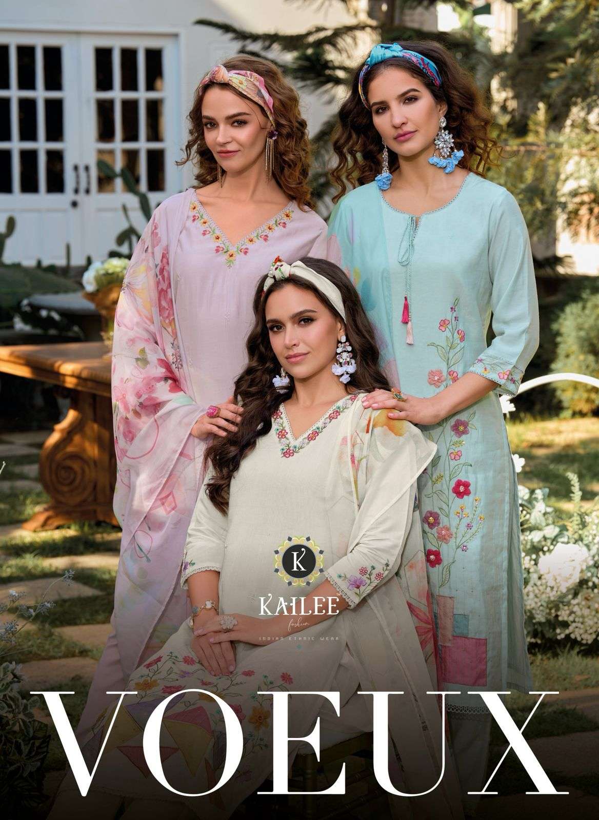 voeux by kailee fashion 43501-43503 series exclusive designer casual wear readymade kurti online surat