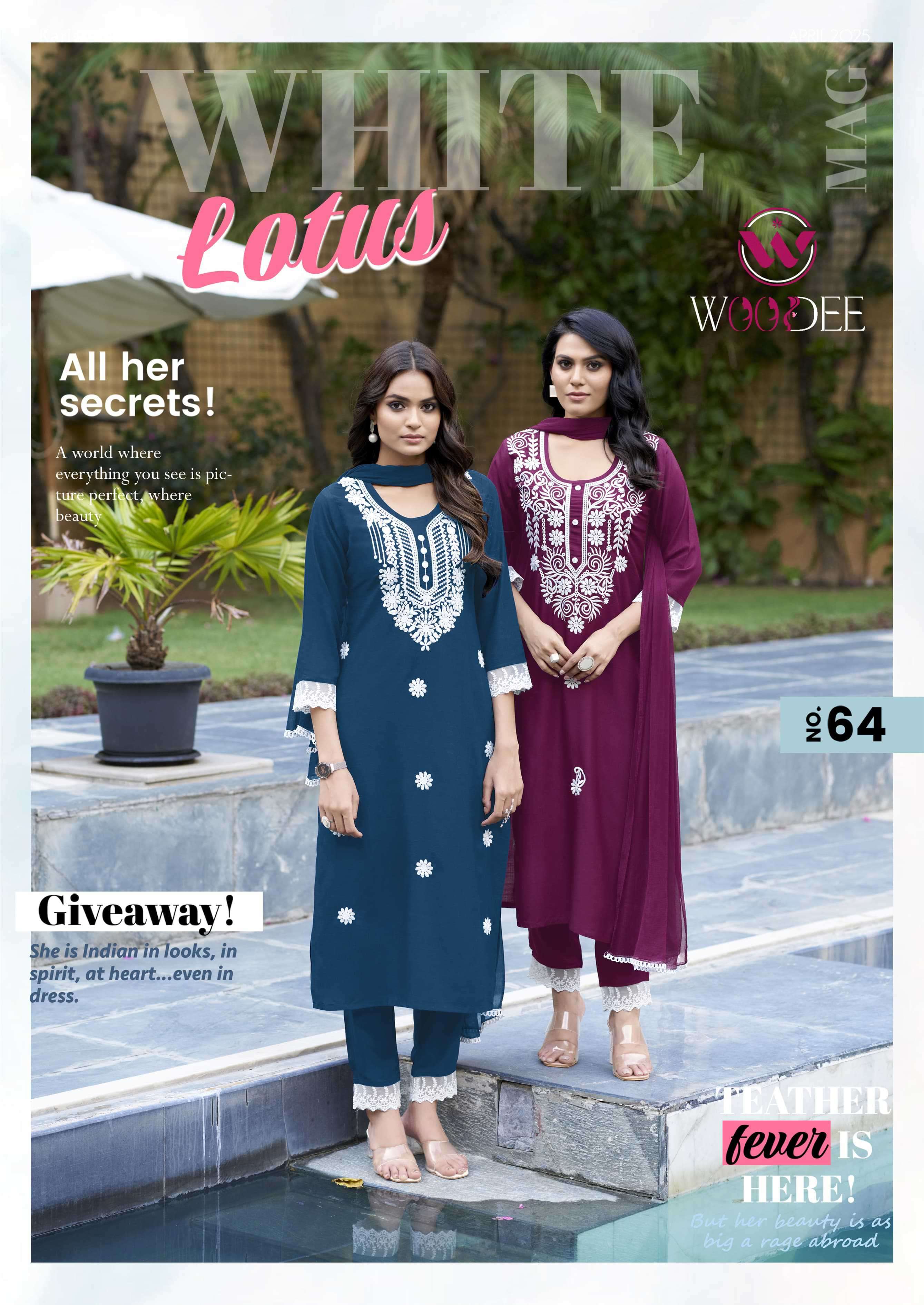 white lotus by woodee 1001-1006 casual wear readymade kurti manufacturer surat