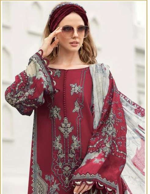 1128 by al zohaib fancy embroidered cotton casual wear pakistani suit supplier 