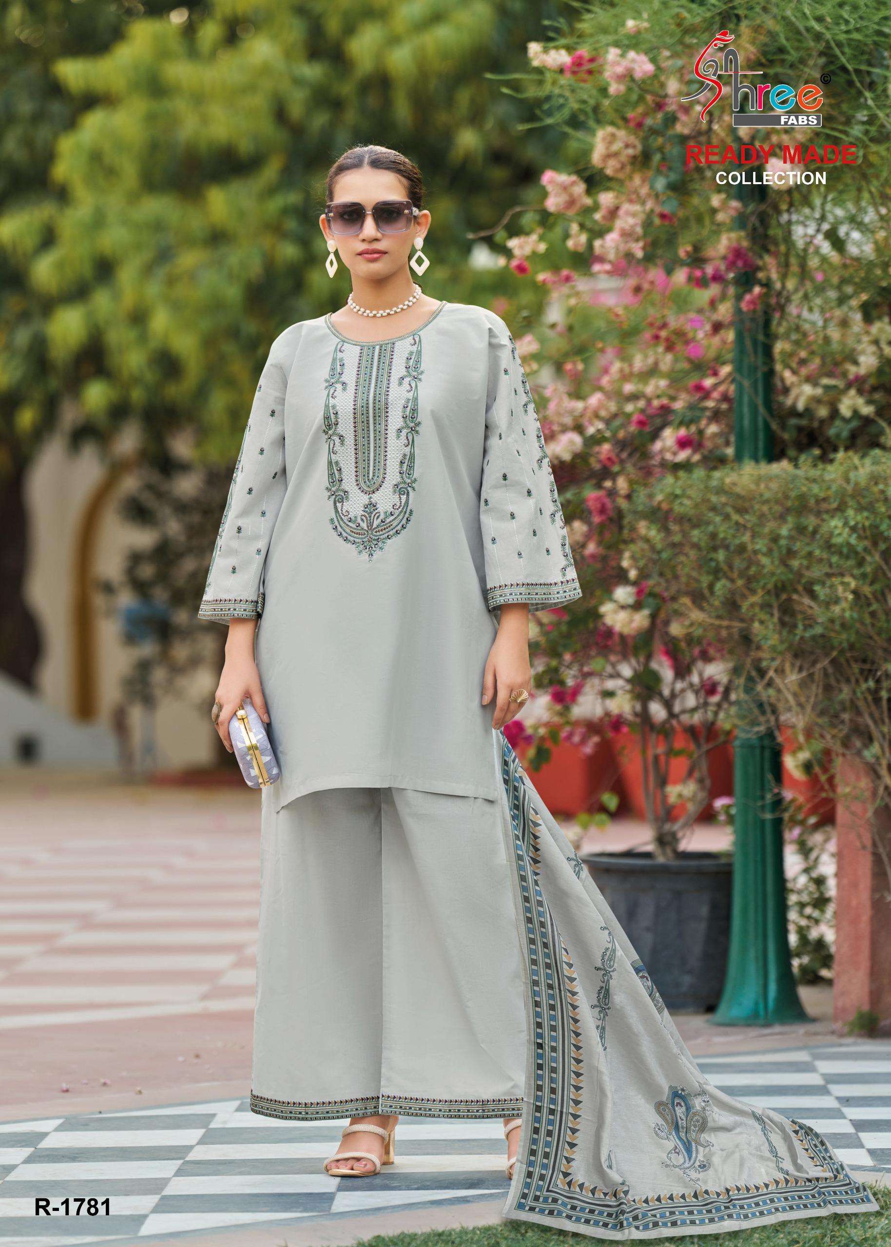 1781 by shree fabs exclusive designer readymade plazo suit exporter surat