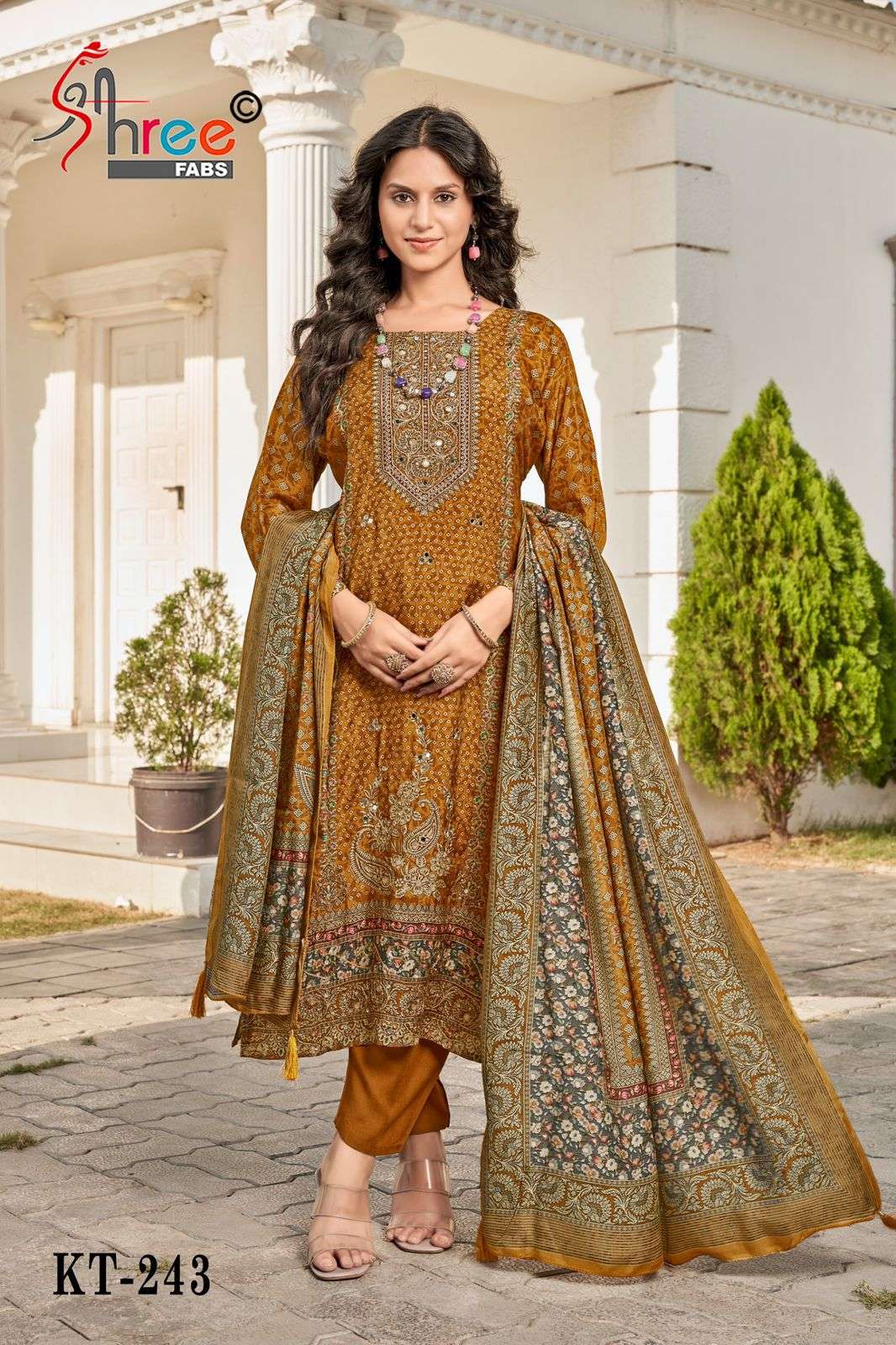 243 by shree fabs exclusive designer party wear salwar suit supplier 