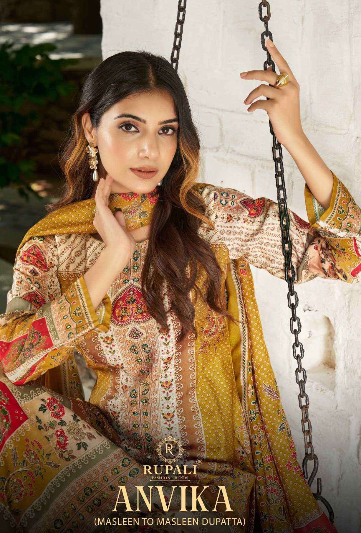 anvika by rupai fashion digital printed party wear unstitch online dealer surat