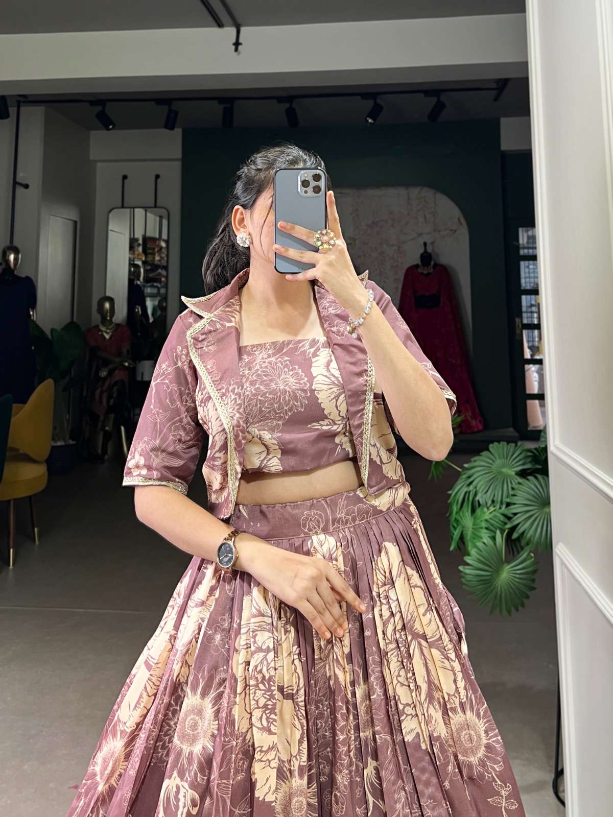 bhavisha by lnb fancy printed designer party wear lehenga collection surat