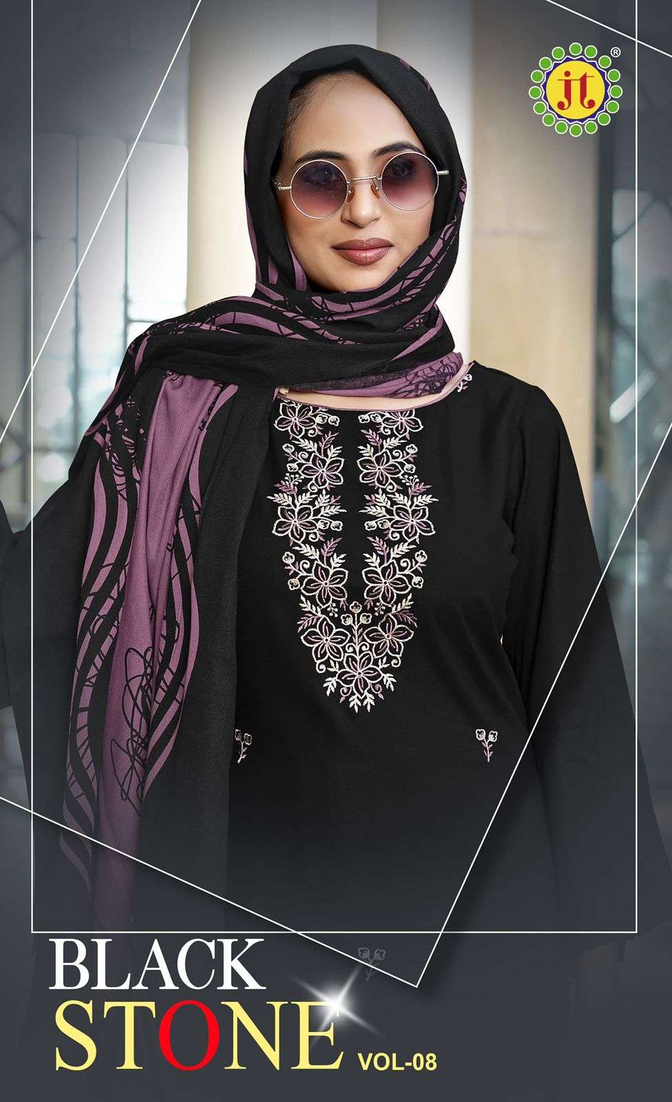 black stone vol-8 by jamatmal exclusive designer sequence embroidered suit supplier 