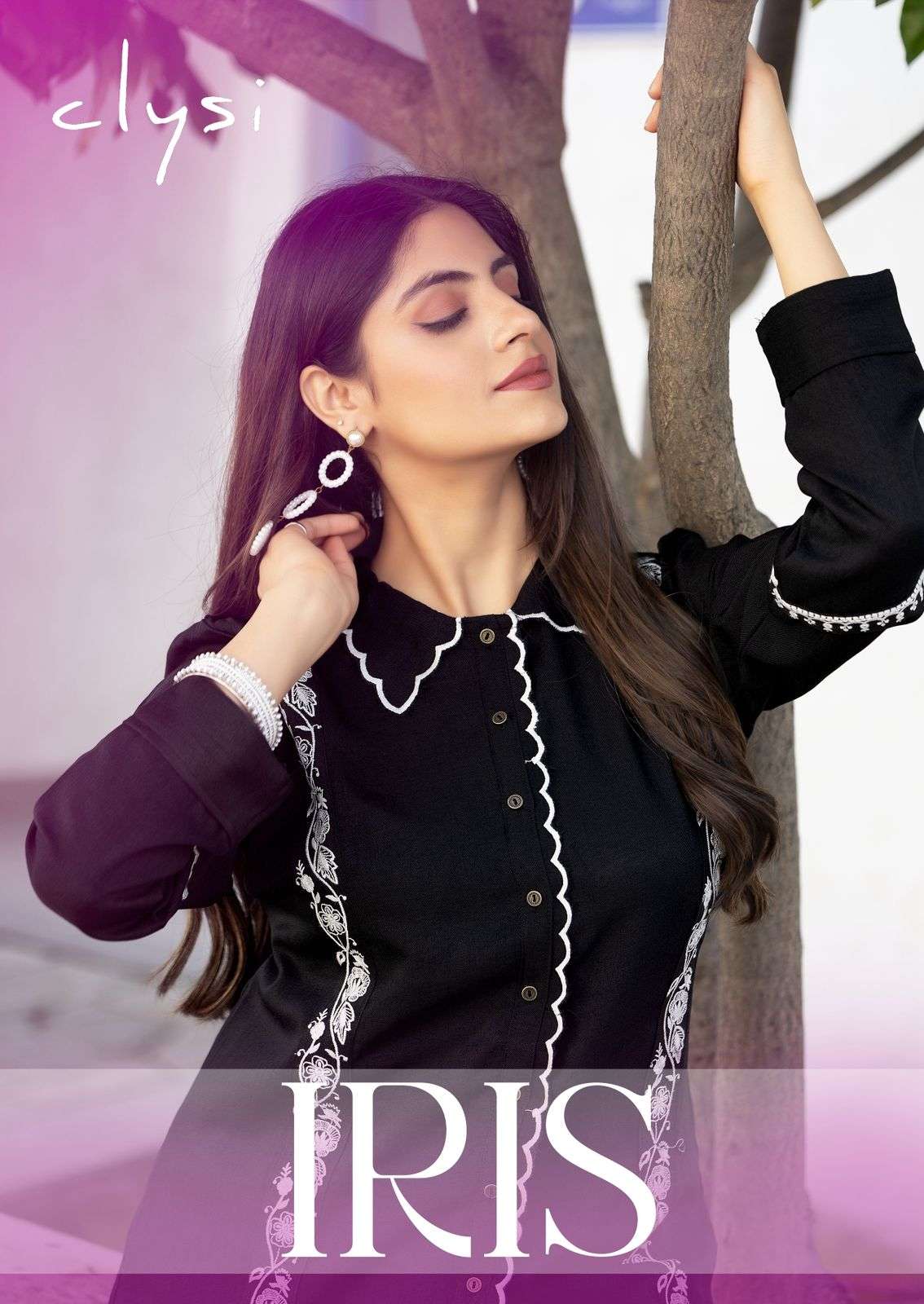 iris by clysi 1014-1019 series latest designer stylish party wear cord set supplier surat