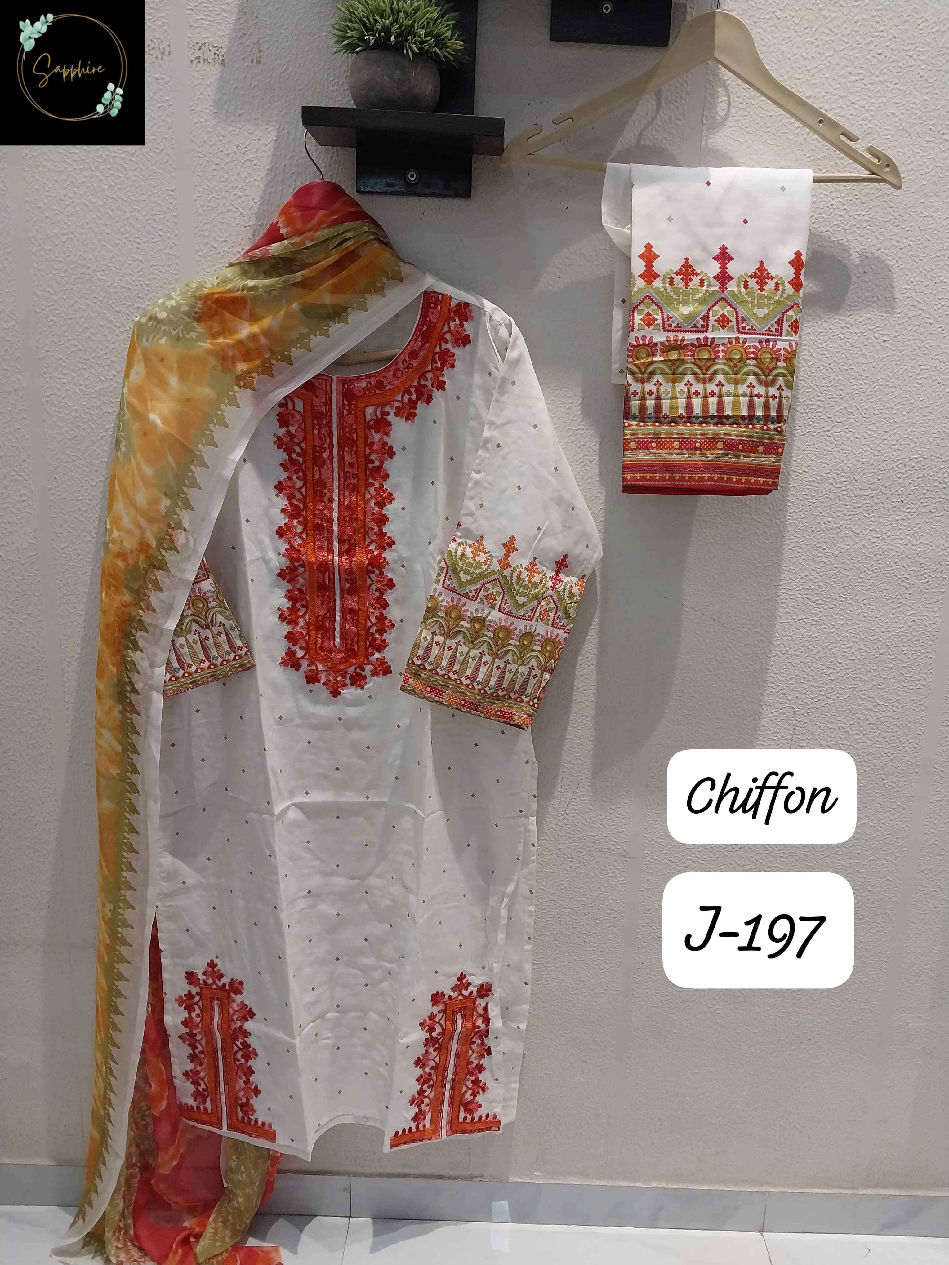 jazmin vol-197 by sapphire colors exclusive designer lawn pakistani suit exporter surat
