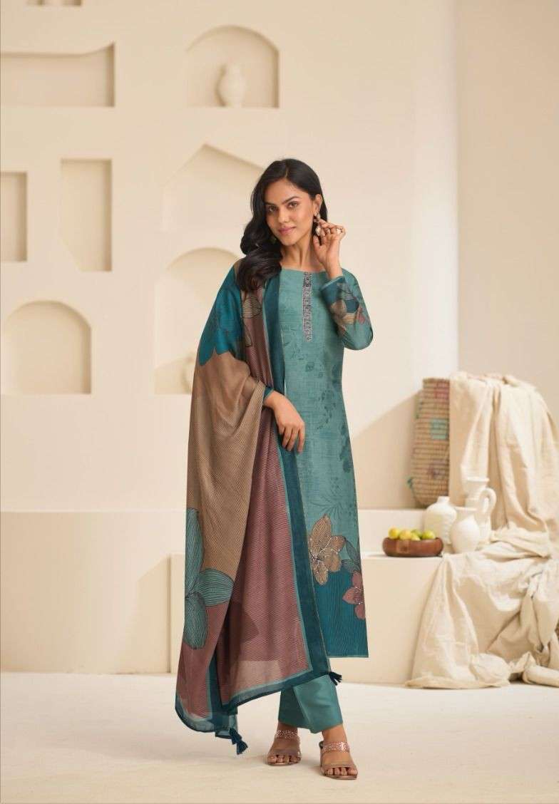 kahani by karachi prints 94001-94004 series digital print with embroidery work salwar suit collection surat