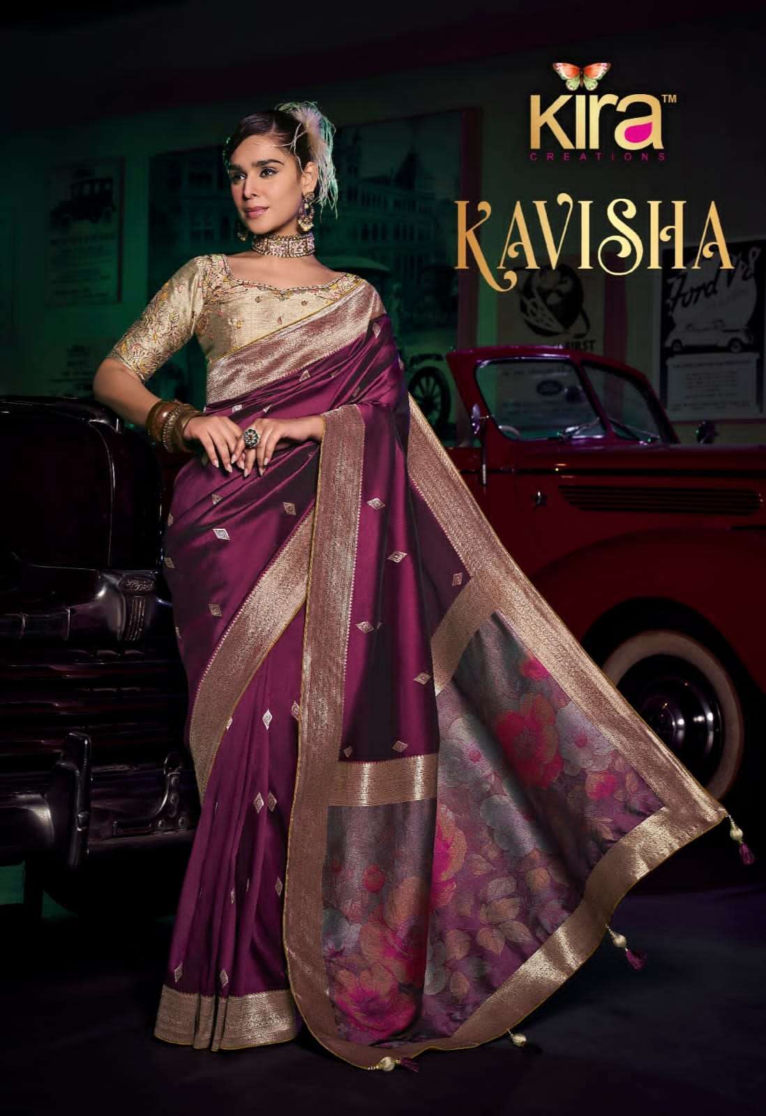 kavisha by kirs exclusive designer wedding wear saree manufacturer surat
