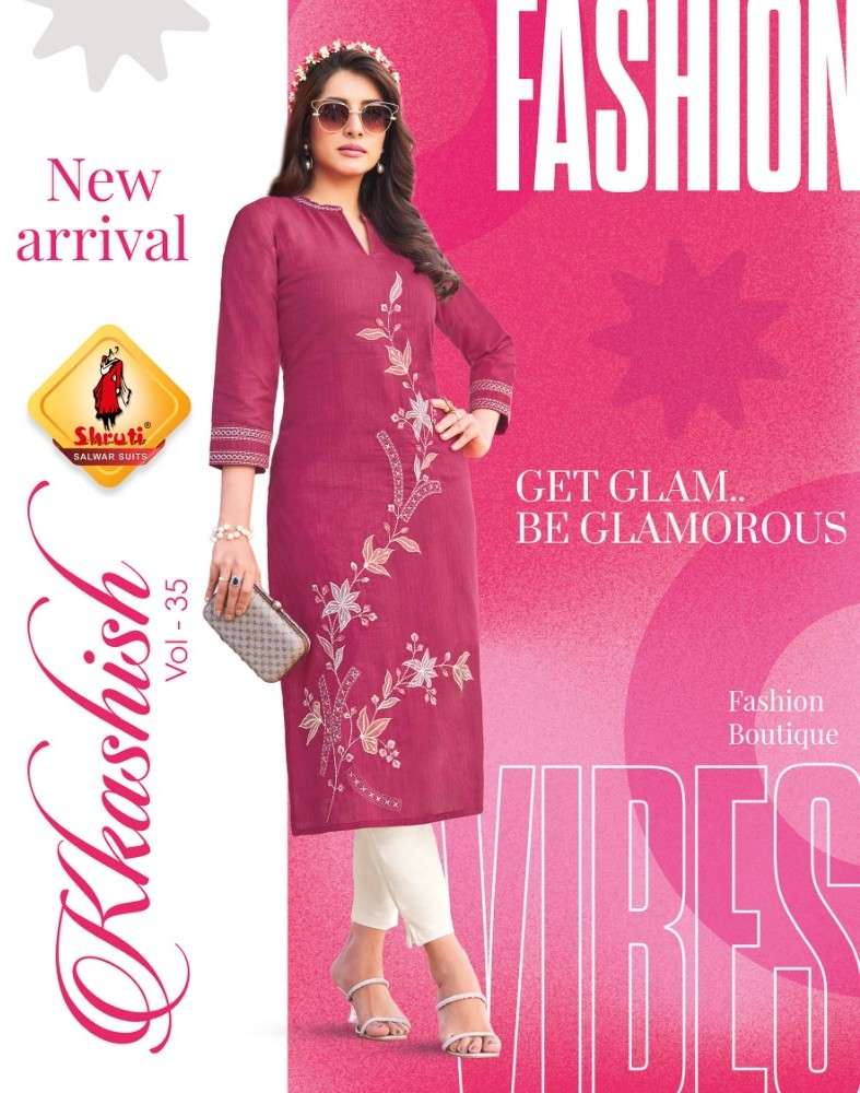 kkashish vol-35 by shruti colors latest designer party wear kurti online dealer surat
