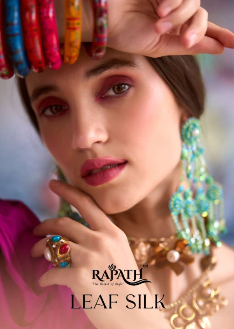 leaf silk by rajpath exclusive desginer parry wear banarasi silk saree buy online dealer surat