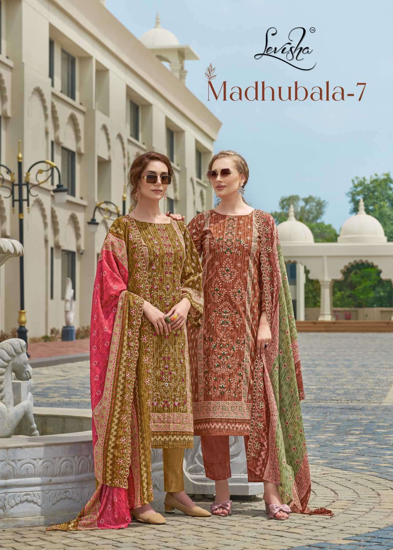 madhubala vol-7 by levisha fancy pakistani style embroidered suit supplier 