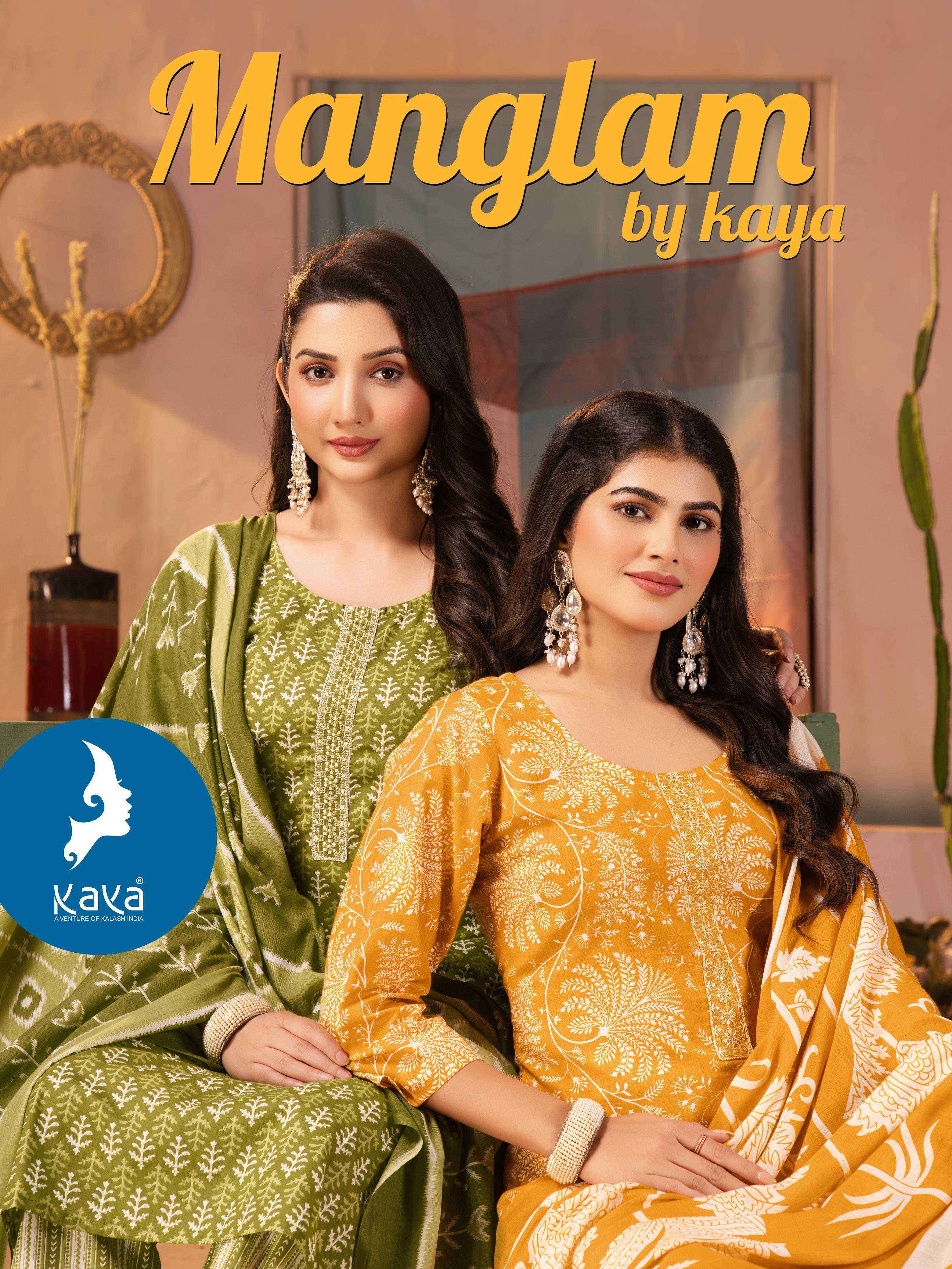 manglam by kaya exclusive best designer casual wear readymade kurti exporter surat