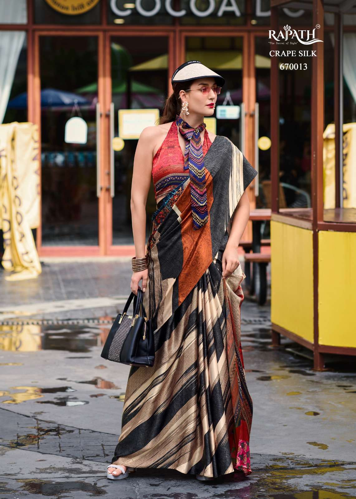 next generation volume by rajpath latest designer party wear saree supplier surat