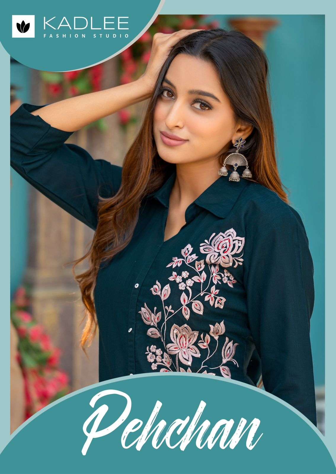 pehchan by kadleee 2001-2006 series fancy handwork with patch work readymade-collection surat
