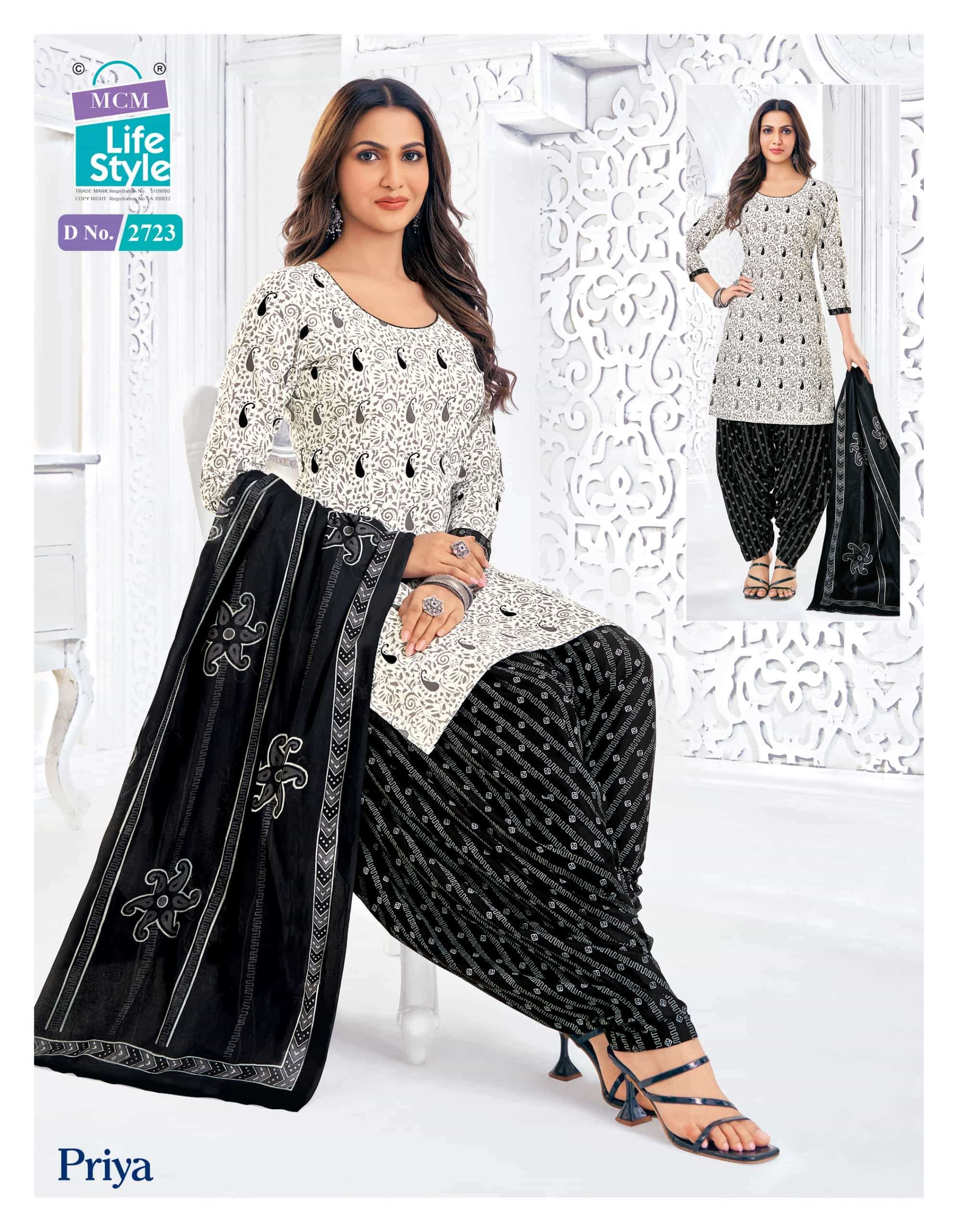 priya vol-27 by mcm lifestyle latest designer party wear salwar suit supplier 