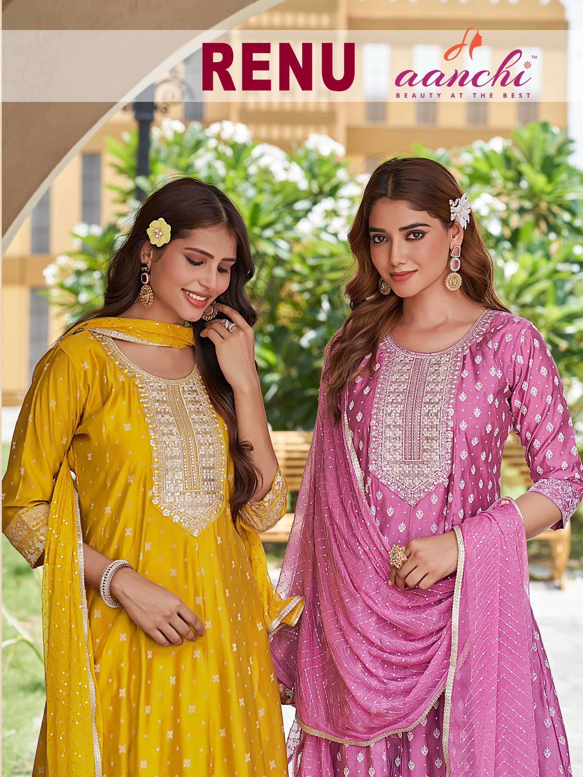 renu by aanchi exclusive best designer casual wear readymade catalogue surat