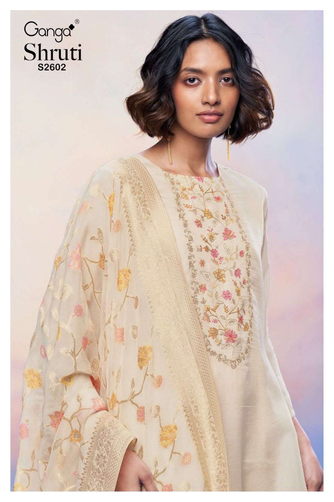 shruti 2602 by ganga colors best designer party wear salwar suit collection surat