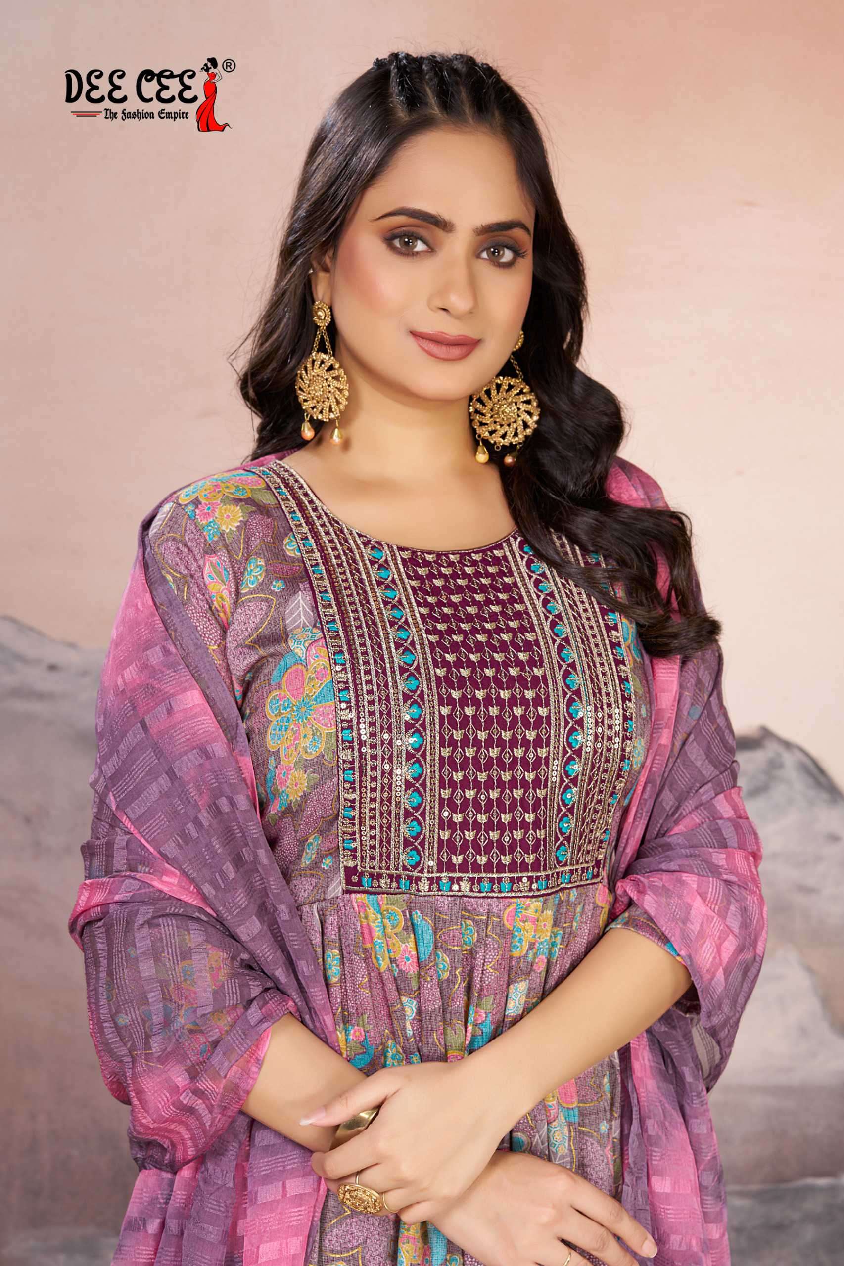 zarna by deecee rayon with sequence work readymade collection surat