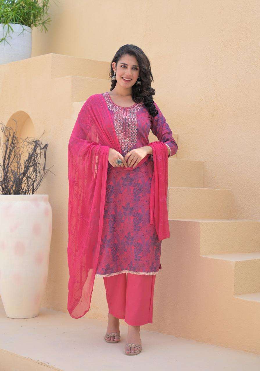 01 by label khoj casual wear cotton readymade kurti combo set exporter surat