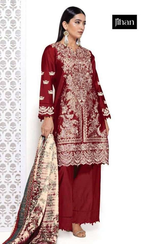 3639 by jihan exclusive designer casual wear salwar suit exporter surat