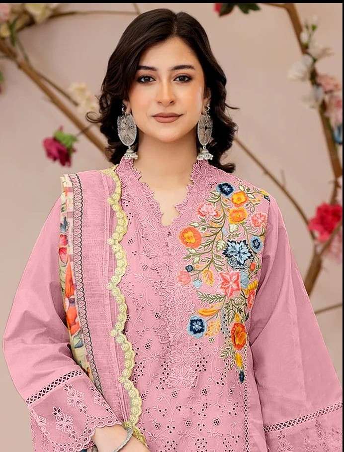 666 by serine heavy embroidered fancy pakistani wear suit exporter surat