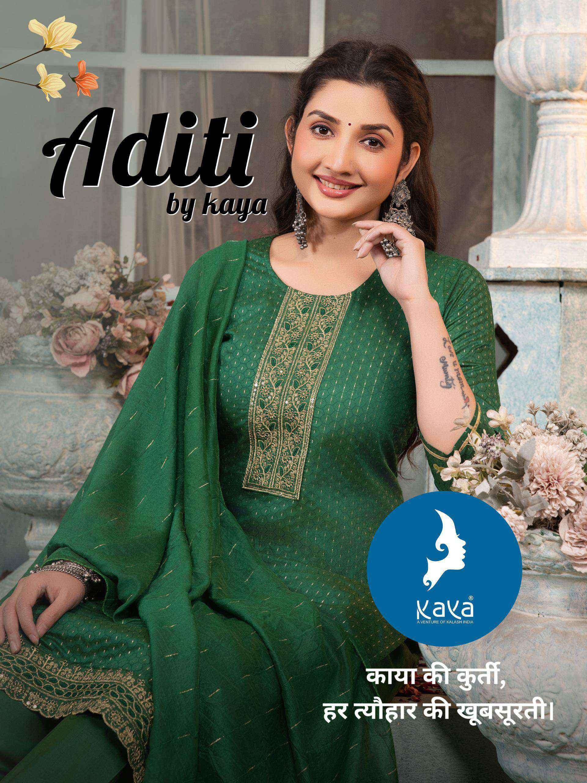 aditi by kaya kurti colors best designer casual wear readymade kurti supplier 