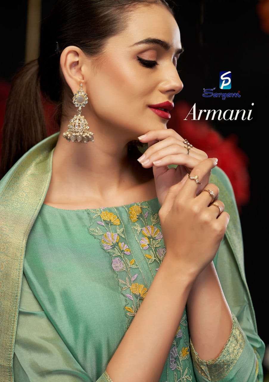 armani by sargam colors exclusive designer casual wear viscose salwar suit wholesaler 