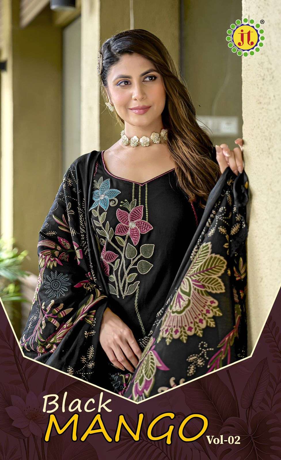 black mango vol-2 by jamatmal 2001-2005 series exclusive designer party wear rayon suit wholesaler
