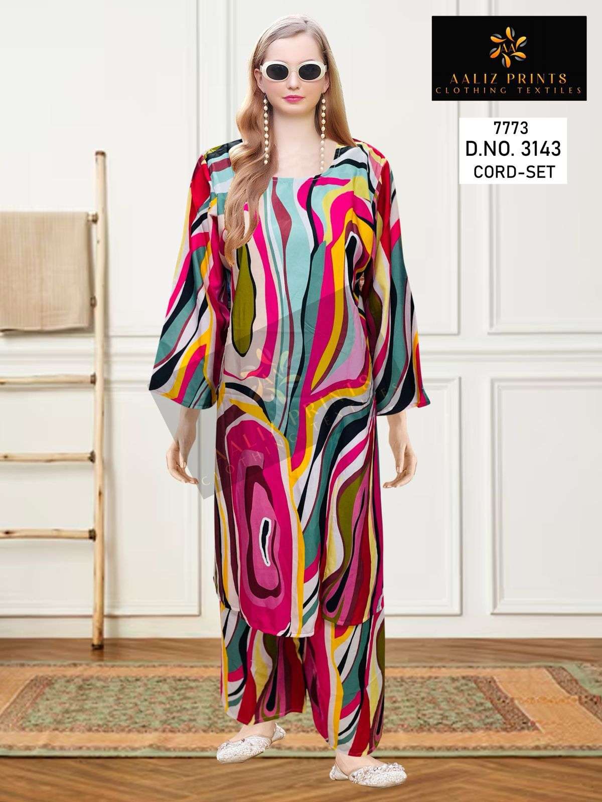 bollywood cord set vol-1 by aaliz prints designer readymade cord set wholesaler 