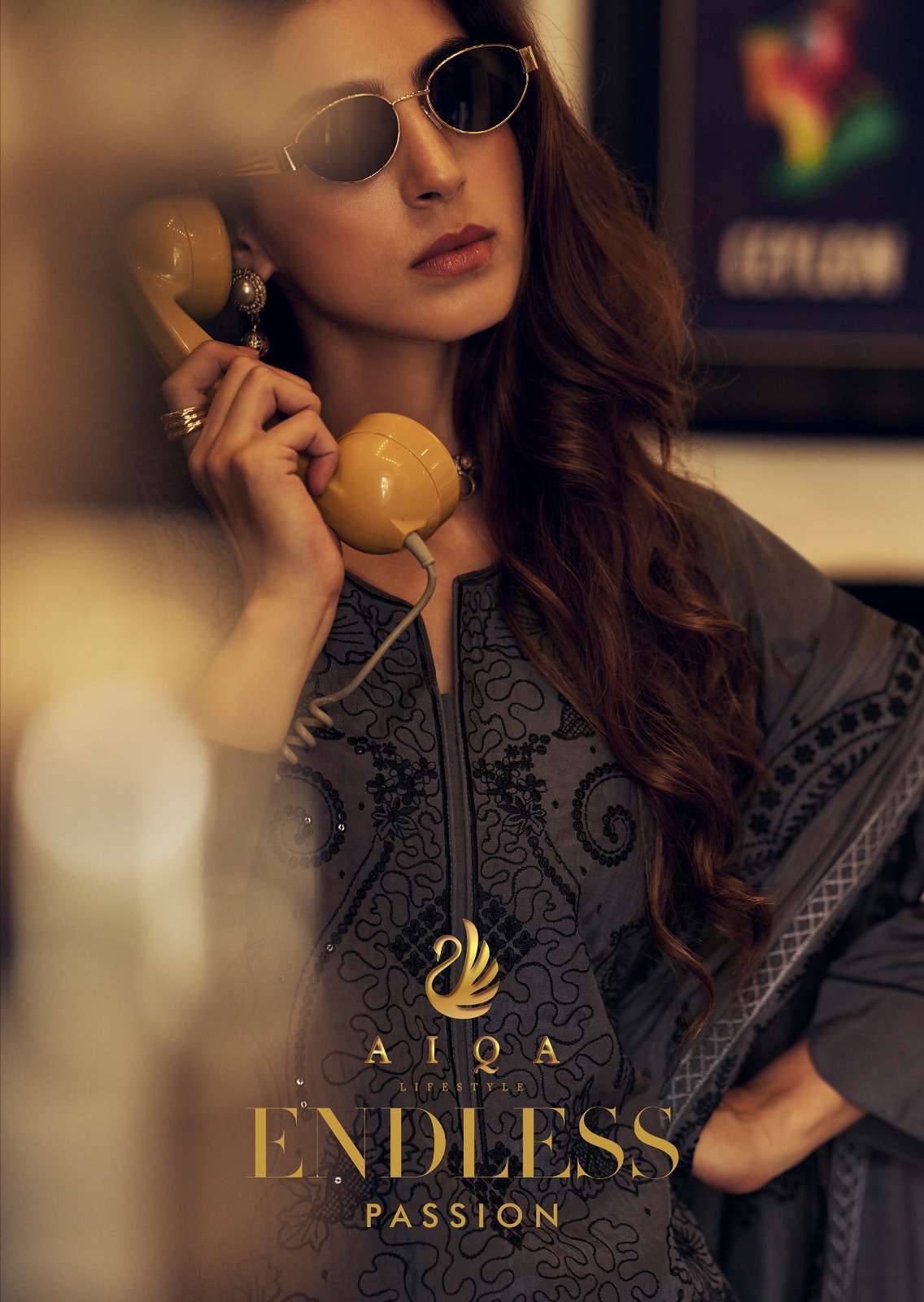 endless fashion by aiqa 1501-1506 series party wear designer muslin suit wholesaler 
