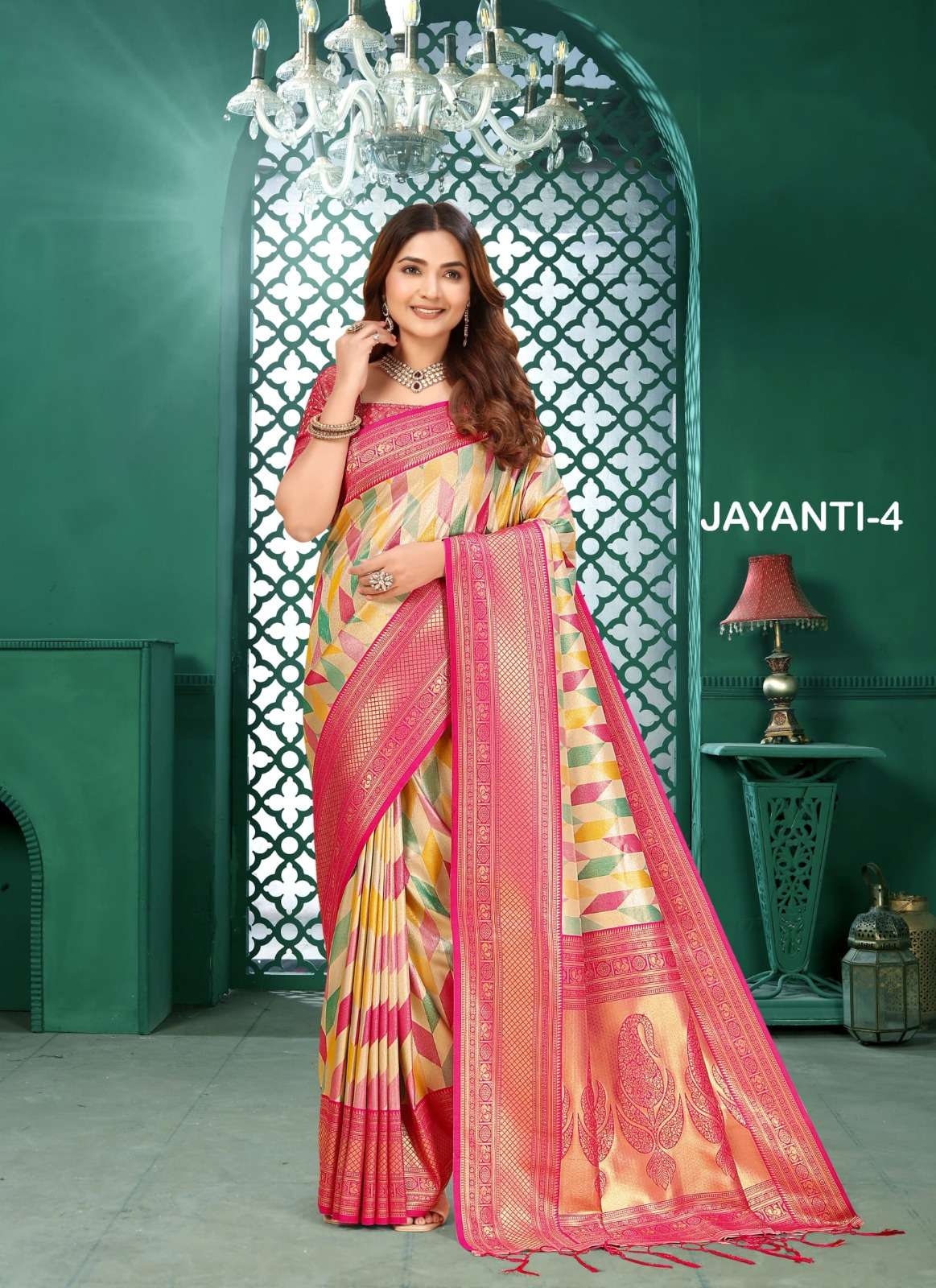 jayanti by pf ethnic latest designer party wear saree wholesaler 
