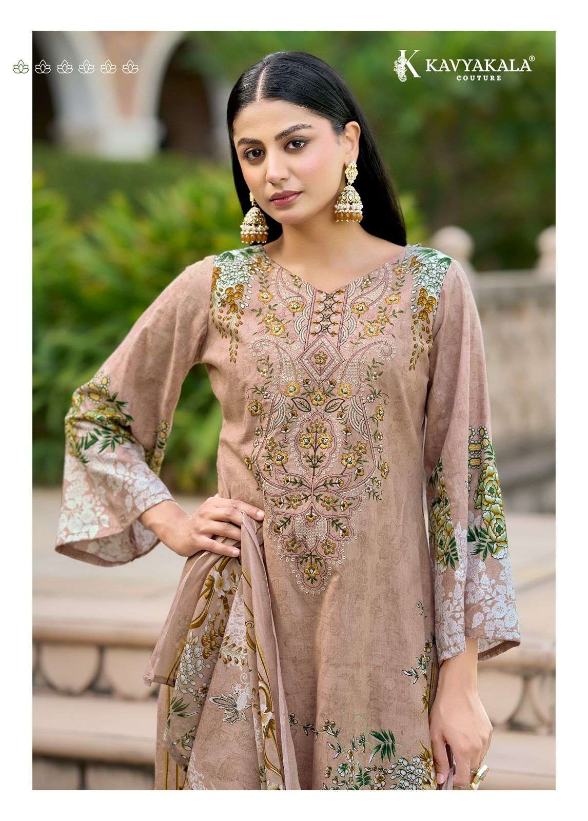 kavyakala couture by rihaana vol 12 pure cambric digital printed with work salwar kameez wholesale price surat