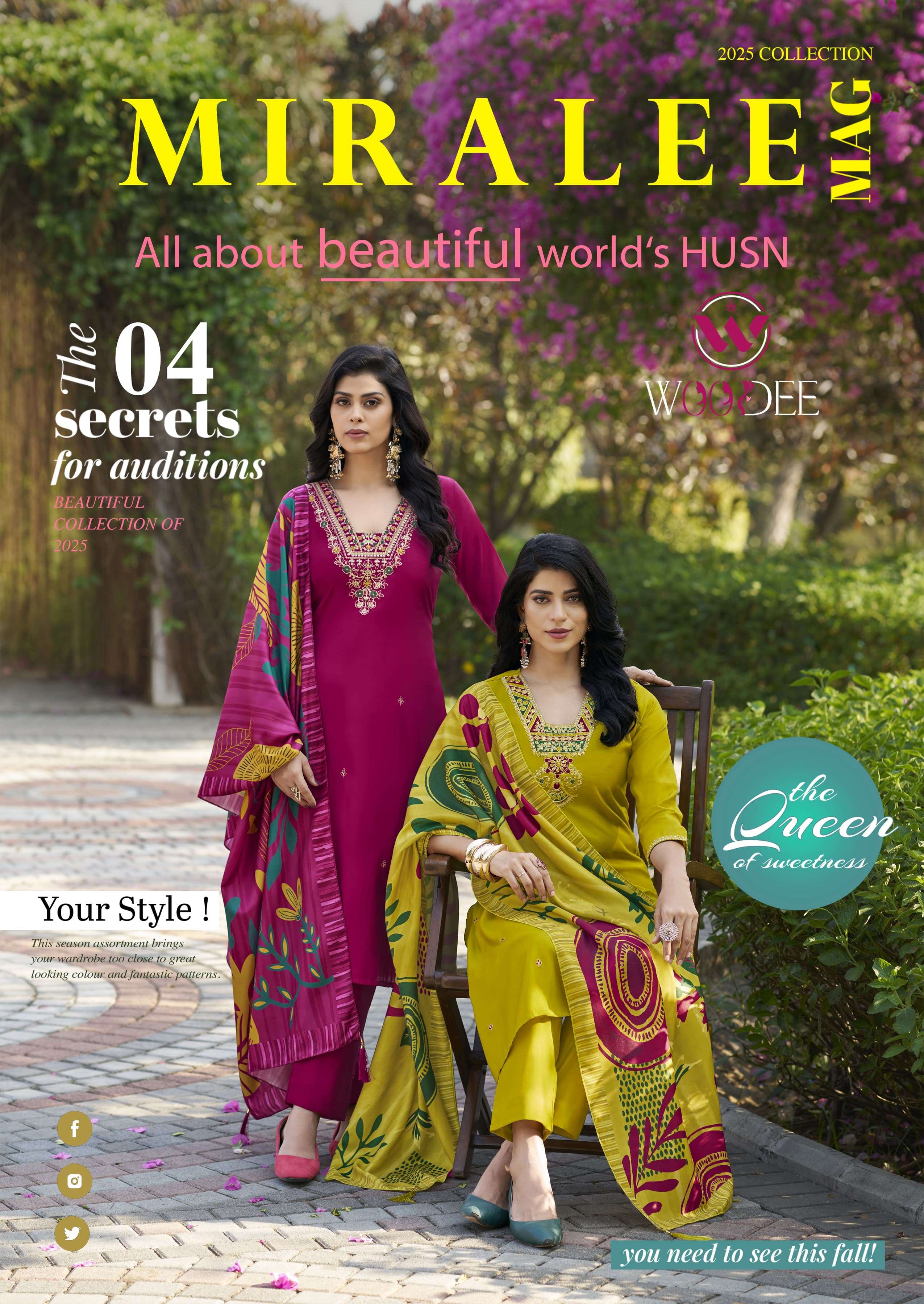 miralee by woodee 1001-1006 series latest designer casual wear readymade cololection surat