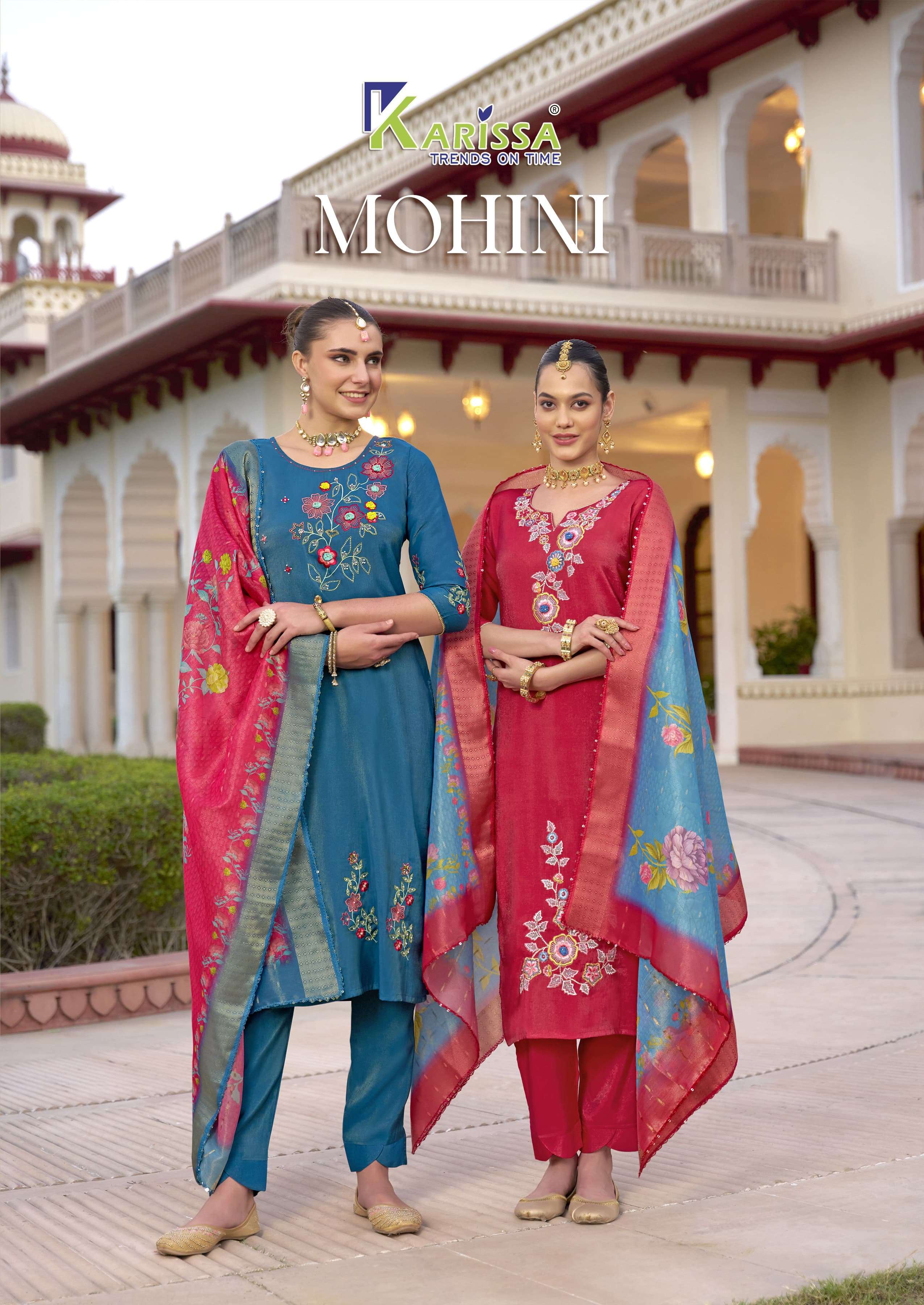 mohini by karrisa latest designer casual wear readymade kurti exporter surat