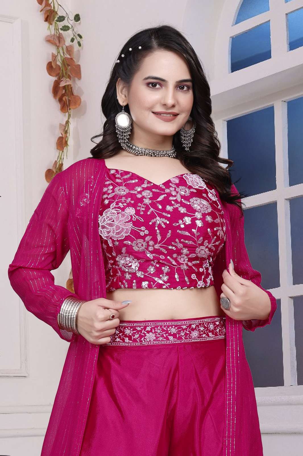 pf ethnic 1001 series exclusive beads work party wear collection surat