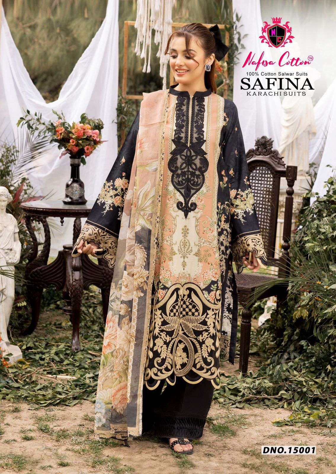 safina vol 15 by nafisa cotton pure soft cotton daily wear cotton unstich salwar kameez wholesale price surat