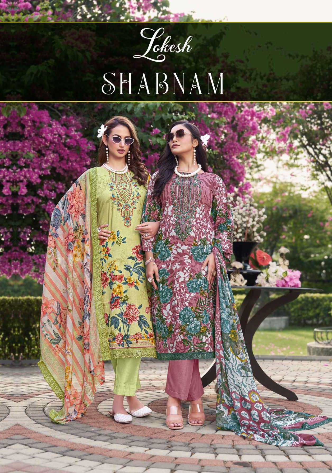 shabnam by levisha fancy self embroidered cotton salwar suit wholesaler 