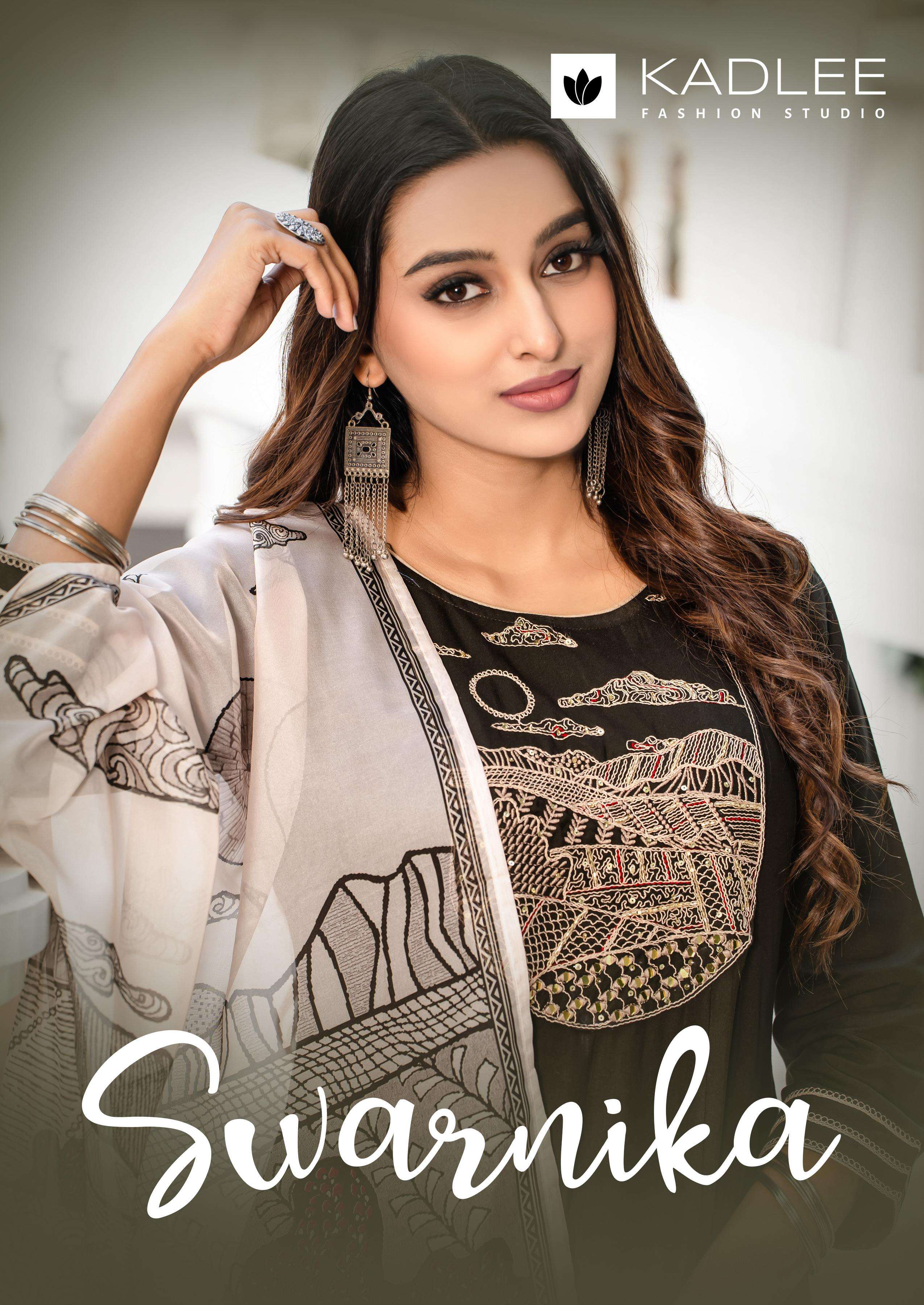 swarnika by kadlee 2001-2004 series latest designer party wear readymade suit supplier 