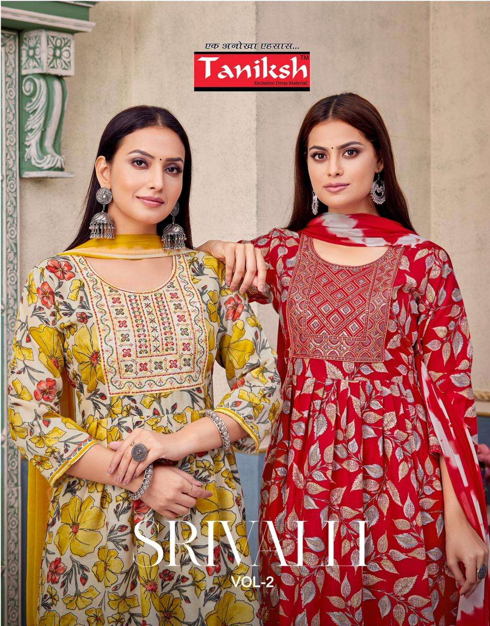 tanishk srivalli vol-2 capsule printed designer readymade salwar kameez wholesaler 